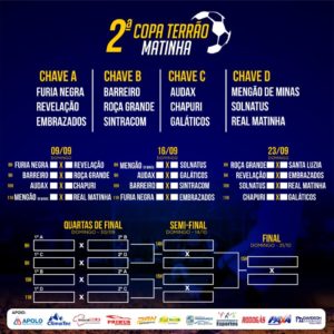 Cronograma completo da 2ª Copa Terrão