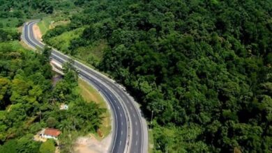 Praças de pedágio em Caeté e João Monlevade, na BR-381, começam a cobrar tarifas a partir de 26 de setembro. — Foto: Governo Federal - Divulgação