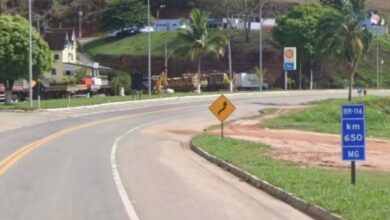 BR-116, altura de Fervedouro — Foto: Maps