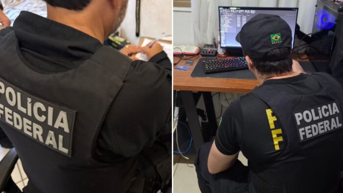 Ação incluiu, principalmente, suspeitos de cometer crimes sexuais no ambiente virtual Foto: Polícia Federal / Divulgação