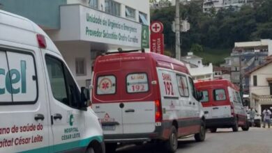 Hospital César Leite, em Manhuaçu — Foto: João Vitor Nunes/Inter TV dos Vales